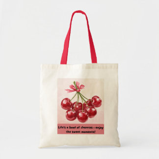 Sac fourre-tout Cherry Quote - Frais et Inspiratio