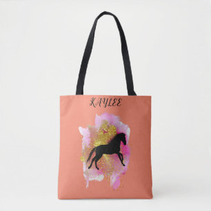 Sac fourre-tout CHEVAL ÉCLAIRANT PERSONNALISÉ.