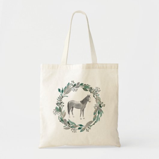 Sac fourre-tout Cheval Gris (Devant)