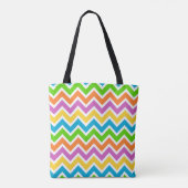 sac fourre-tout chevron printemps (Dos)