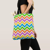 sac fourre-tout chevron printemps (De près)