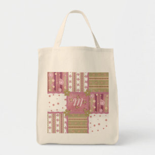 Sac fourre-tout Chic de monogramme