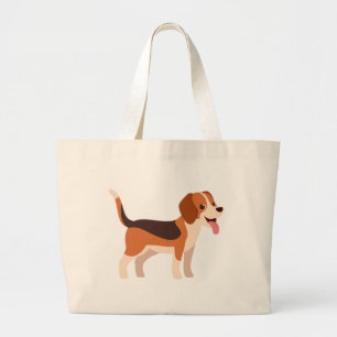 Sac fourre-tout Chien de dessin animé Mignon Beagl