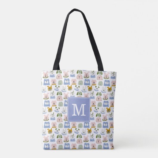 Sac fourre-tout Chiens Mignons (Dos)