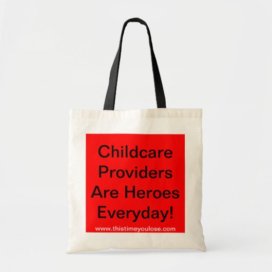 Sac fourre-tout. Childcare ProvidersAre (Devant)