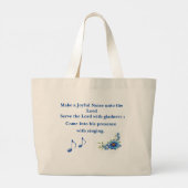 Sac fourre-tout chorale (Dos)