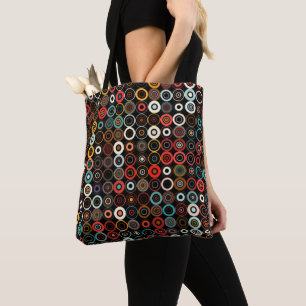 Sac fourre-tout circulaire Boho Retro