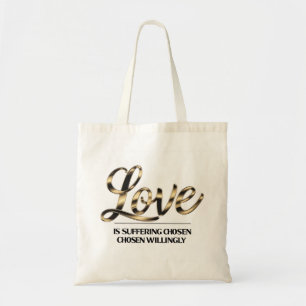Sac Fourre-Tout Citation Amour Est Souffrance Feui