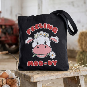 Sac fourre-tout citation vache de dessin animé mig