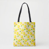 Sac fourre-tout citron jaune Design moderne (Devant)