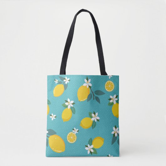 sac fourre-tout citrons vifs (Devant)