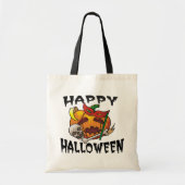 Sac fourre-tout Citrouille d'Halloween (Devant)