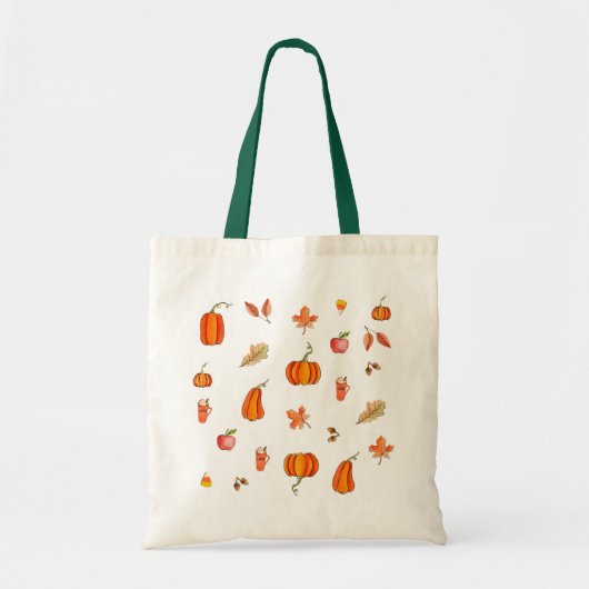Sac fourre-tout citrouille épice (Devant)