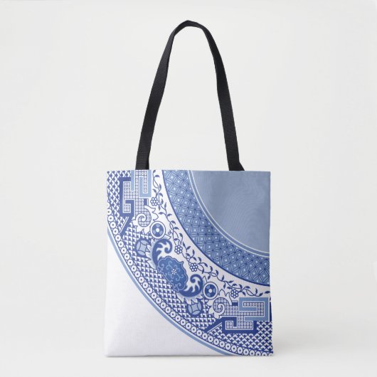 Sac fourre-tout classique bleu saule (Devant)