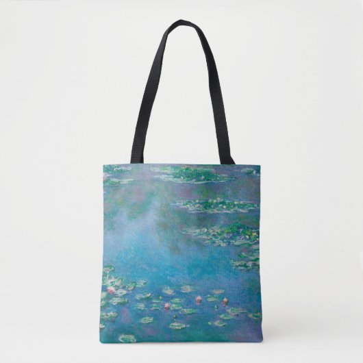 sac fourre-tout CLAUDE MONET de 1840 "NÉNUPHARS" (Devant)