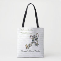 Sac fourre-tout clé de bienvenue
