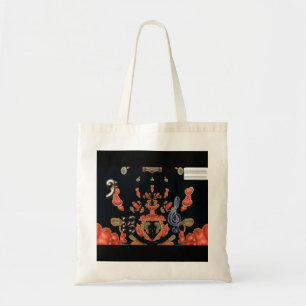 Sac fourre-tout Clé de musique symétrique Abstrait