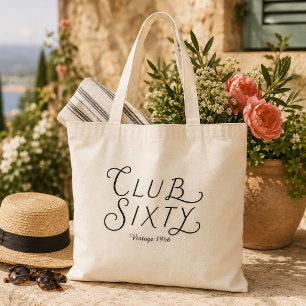 Sac fourre-tout Club Sixty Vintage pour anniversai