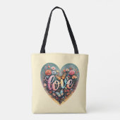 Sac fourre-tout coeur d'amour (Dos)