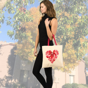 Sac fourre-tout coeurs de la Saint-Valentin