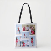 Sac fourre-tout Collage photo Cute and Chic Seven (Devant)
