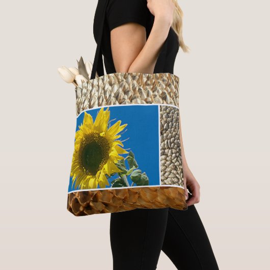 Sac fourre-tout - Collage Tournesol (De près)