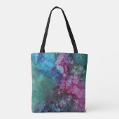 Sac fourre-tout, "Colorburst Inkblots/Pink Blues G (Dos)