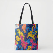 Sac fourre-tout Coloré Chat (Devant)