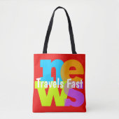 Sac fourre-tout Colorful Nouvelles Voyages Rapide  (Devant)