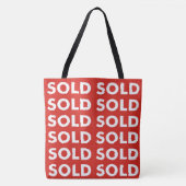 Sac fourre-tout commercial Red Sold (Devant)
