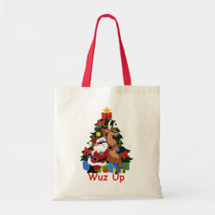 Sac fourre-tout cool Père Noël et Reindeer