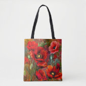 Sac fourre-tout Coquelicots (Devant)