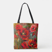 Sac fourre-tout Coquelicots (Dos)