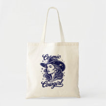 Sac fourre-tout Cosmic Cowgirl | Esthétique spatia
