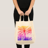 Sac fourre-tout coucher de soleil palmier vacances (Devant (produit))