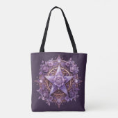 Sac fourre-tout Coven Essentials - Purple Pentacle (Dos)