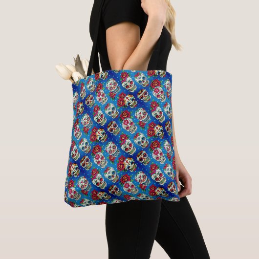 Sac fourre-tout crâne (De près)