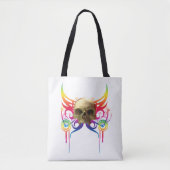 Sac fourre-tout crâne Vampire (Devant)