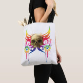 Sac fourre-tout crâne Vampire (De près)