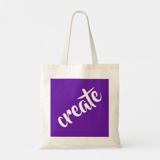Sac fourre-tout "Créer" violet (Dos)