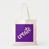 Sac fourre-tout "Créer" violet (Devant)