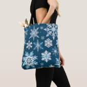 sac fourre-tout cristaux de flocon de neige (De près)