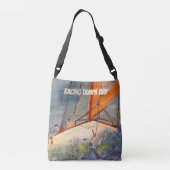 Sac fourre-tout Cross Body - Voilier Racing (Dos)