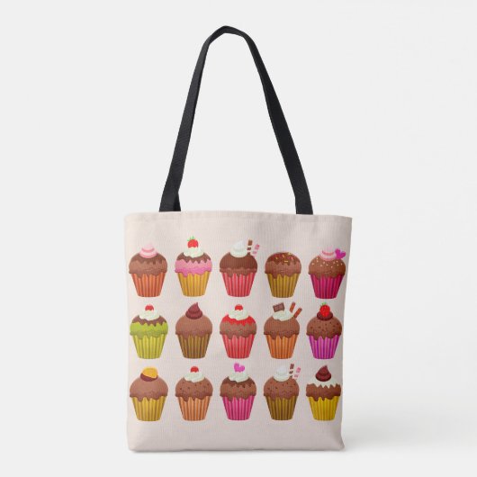 sac fourre-tout cupcakes (Dos)