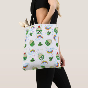 Sac fourre-tout Cupcakes Arc-en-ciel Saint Patrick