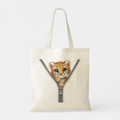 Sac fourre-tout Cute Cheetah Zipper (Dos)