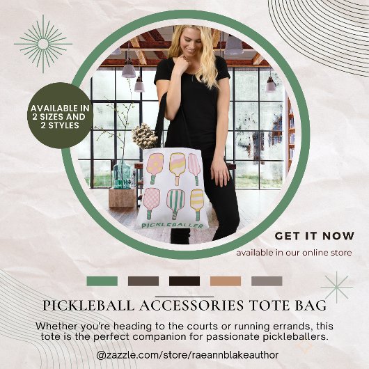 Sac fourre-tout d'accessoires de pickleballer