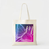 Sac fourre-tout d'achat de papillon initial person (Devant)