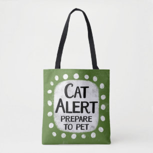 Sac fourre-tout d'alerte de chat