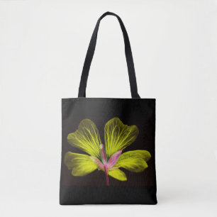 Sac fourre-tout d'alimentation à fleurs jaunes